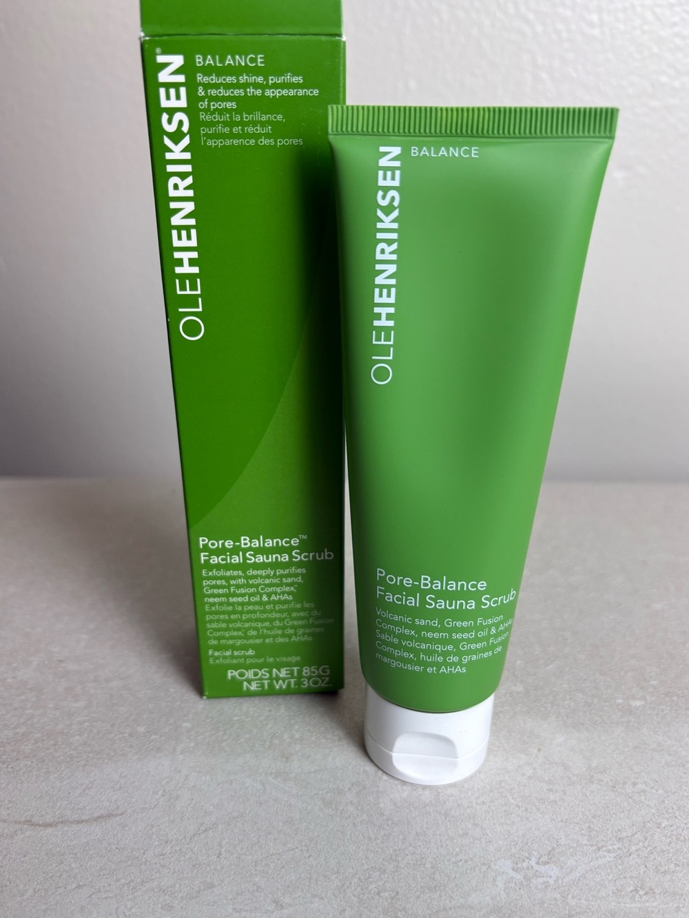 OLE HENRIKSEN pore balance facial sauna scrub 3OZ